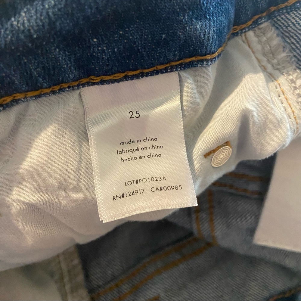 JEANS Straight Leg RACHEL PARCELL High Rise Distressed - Picture 6 of 10